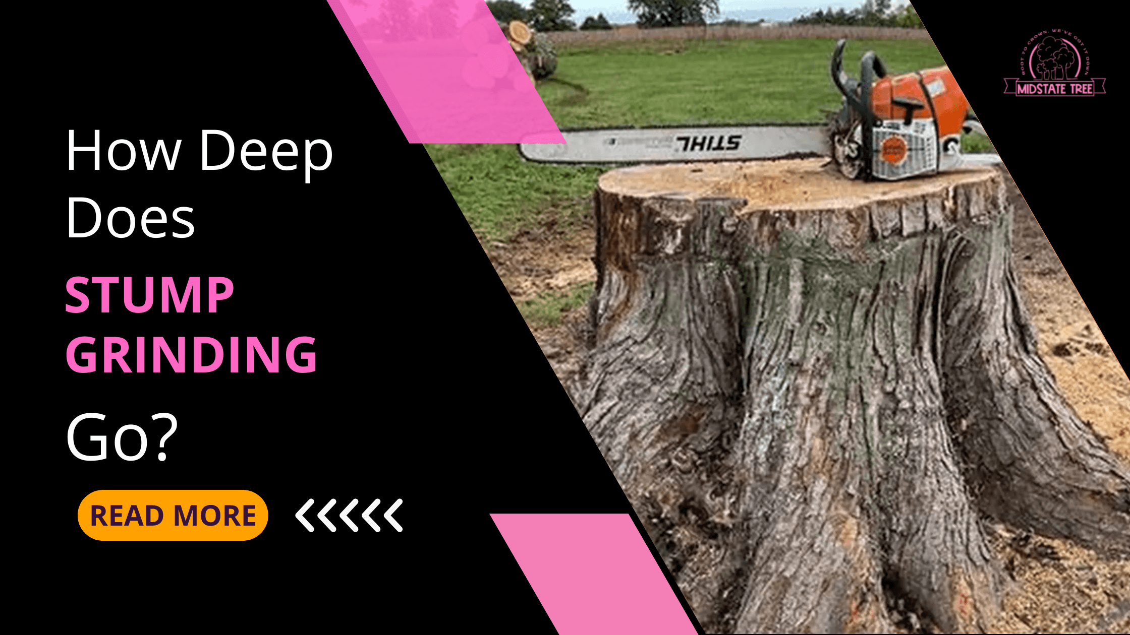 How Deep Does Stump Grinding Go
